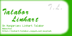 talabor linhart business card